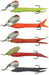Mepps Mepps Aglia Flying C Silver Flouro Orange 10g