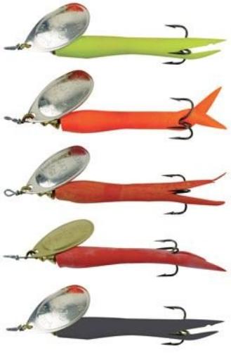 Mepps Mepps Aglia Flying C Silver Flouro Orange 10g