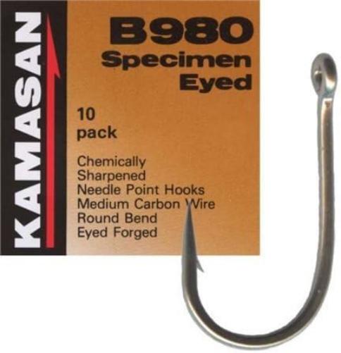 Kamasan Kamasan Eyed Hook B980 sz4 10x20pack