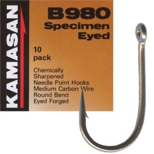 Kamasan Kamasan Eyed Hook B980 sz4 10x20pack