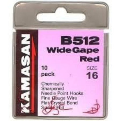 Kamasan Kamasan Spade B512 Red sz12 10x20pk