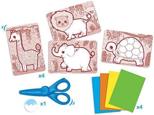 Maped Creativ Early Age My First Collages Kit de corte y pegamento, diseño variado, actividades divertidas para niños a partir de 2 años