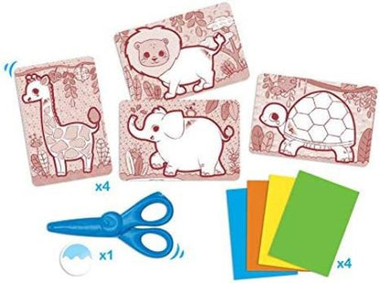 Maped Creativ Early Age My First Collages Kit de corte y pegamento, diseño variado, actividades divertidas para niños a partir de 2 años