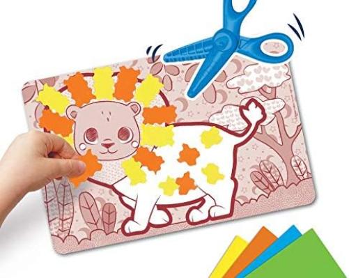 Maped Creativ Early Age My First Collages Kit de corte y pegamento, diseño variado, actividades divertidas para niños a partir de 2 años