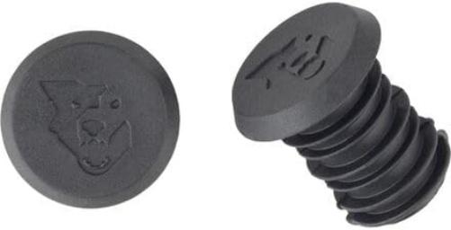 Wolf Tooth Components Lock-On Fat Paw Grip Black Grip W/ Espresso Collar, One Size