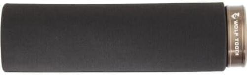 Wolf Tooth Components Lock-On Fat Paw Grip Black Grip W/ Espresso Collar, One Size