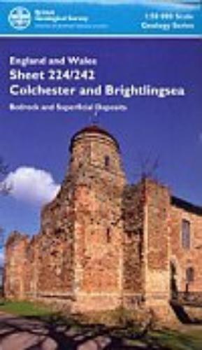 Colchester & Brightlingsea (Bedrock & superficial deposits) 1:50,000 scale geology map E224/242 (England and Wales