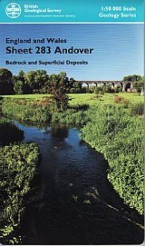 Andover (Bedrock & Superficial Map) 1:50 000 scale geology map E283 (England and Wales