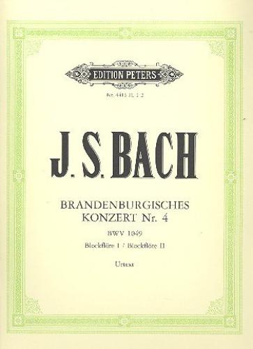 Brandenburg Concert G Major BWV1049 Recorder 1 and 2