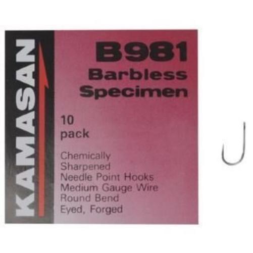 Kamasan Kamasan Eyed Hook B981BL sz8 10x20pack