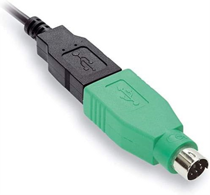 CHERRY WheelMouse, Kabelgebundene Maus, Symmetrisches Design für Rechts- und Linkshänder, Optischer Sensor, USB-Anschluss, PS/2-Adapter inklusive, Schwarz