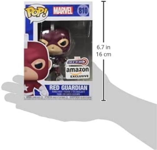 Funko POP! Marvel: Year Of The Shield - Red Guardian - Marvel Comics - Fumetti Marvel - Esclusiva Amazon - Figura in Vinile da Collezione - Idea Regalo - Merchandising Ufficiale - Comic Books Fans