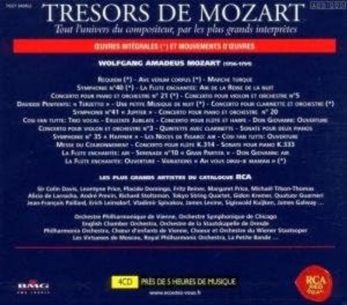 Tresors De Mozart
