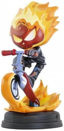 DIAMOND SELECT TOYS Marvel - Statuetta animata Ghost Rider, 11 cm
