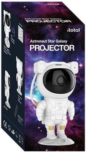 I-TOTAL Starry Sky LED Projector Lamp Astronaut Projector Room Decoration Night Light for Kids Adults Home Party with Cable