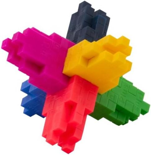 Plus Plus Building Blocks Toy - Learn to Build Colorverse, Includes 1000 Colourful Pieces, 6 Baseplates and 10 Wheels, Kids Construction Toys, STEM Learning Resources - Girls and Boys Toys Age 5 Plus