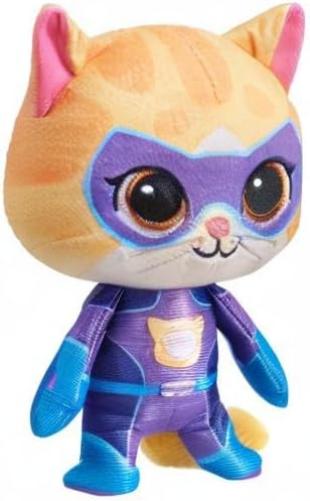 Just Play Disney Junior SuperKitties 7-inch Small Plush Stuffed Animal, Sparks, Kitten, Kids Toys for Ages 2 Up