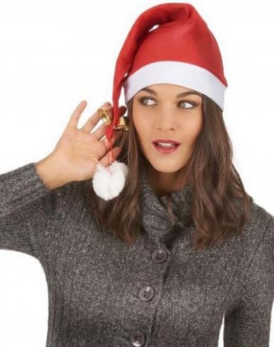 WIDMANN Unisex Babbo Natale Hat One Size Multi-coloured