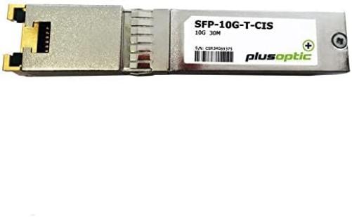 Plusoptic SFP-10G-T-CIS CISCO COMPATIBLE 10G 30M TRANSCVCONNTRANSCV LC -6 - (> MEDIA CONVERTERS