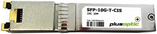 Plusoptic SFP-10G-T-CIS CISCO COMPATIBLE 10G 30M TRANSCVCONNTRANSCV LC -6 - (> MEDIA CONVERTERS
