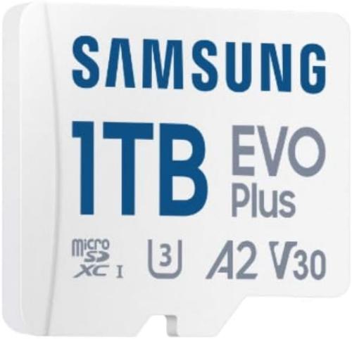 Samsung EVO Plus 1TB MicroSDXC Card UHS-I U3 with SD Adapter