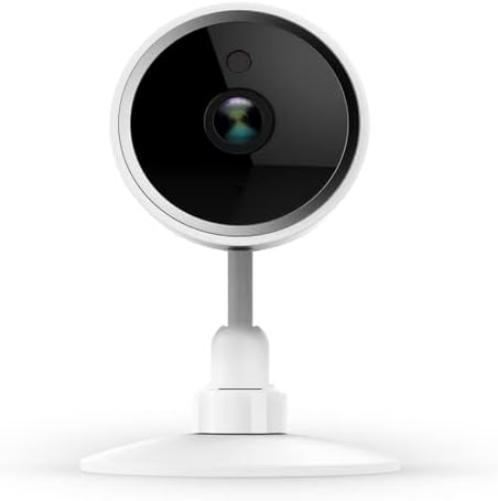Qnect Wi-Fi Indoor Camera - 720P - Met Bewegingsdetectie - Werkt Met Google Home En Amazon Alexa - Wi-Fi 2,4Ghz