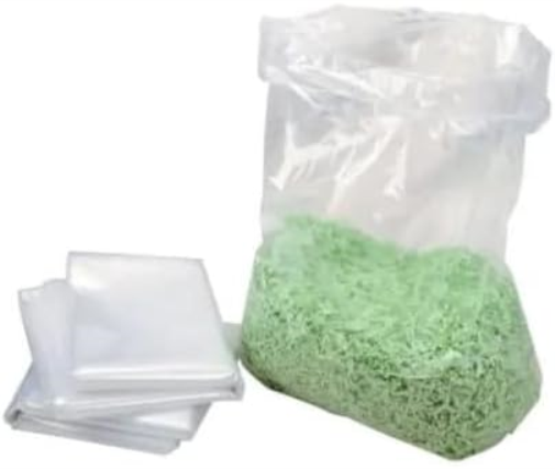 Safewrap Shredder Bags, 100L Capacity | Pack of 50 | Durable, High-Density Polythene | Handy Dispenser Box