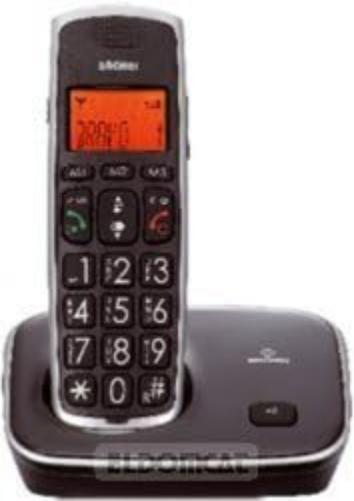 Brondi Bravo Gold Telefono Cordless, Nero