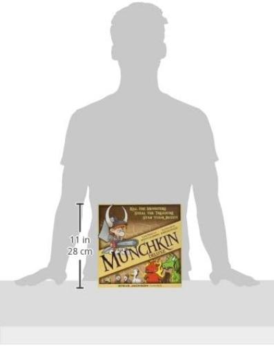 Steve Jackson Games , Munchkin: Deluxe, Board Game, Ages 14+, 1-4 Players, 30-120 Minute Playing Time