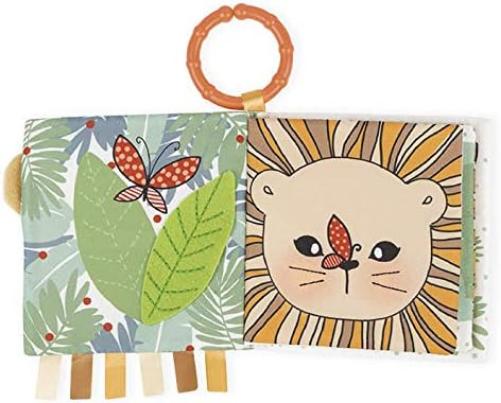 Kaloo K962783 Soft Activity Book, The Curious Lion, Multicolor