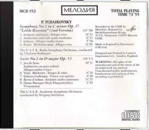 Tchaikovsky: Symphony No.2