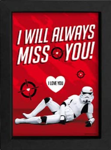Quadro Star Wars Stormtrooper I Will Always Miss You