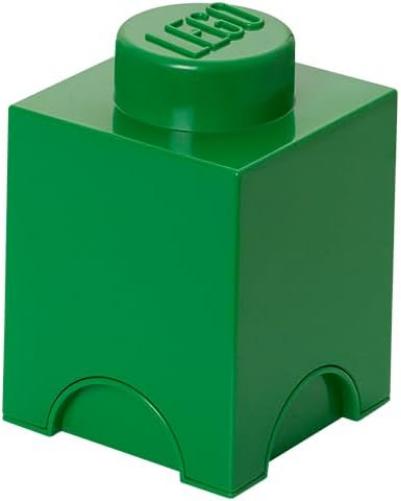Contenitore Lego Brick 1 Tondo Verde