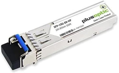 Plusoptic SFP-10G-SR-HP 10000Mbps SFP+ 850nm Fiber Optic Network Transmitter Module (Fiber Optic 10000Mbps, SFP+, LC, SR, 300m