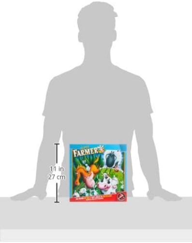 Red Glove - Super Farmer Gioco da tavolo RG2007, 6-100 anni, 6 Tabelloni, 2 Dadi a 12 Facce, 120 Tessere Animali, 4 Cani Piccoli e 2 Cani Grossi di Plastica, Regolamento