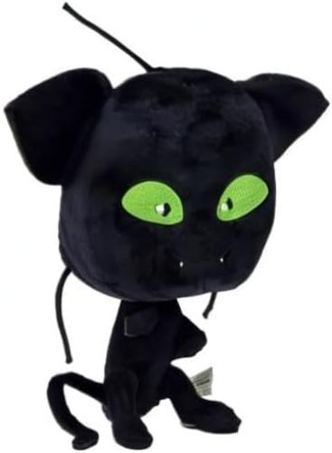 Miraculous Kwami Plagg Plush Toy From Tales Of Ladybug And Cat Noir | 15cm Plagg Soft Toy | Super Soft And Cuddly Toys Bring Their Favourite TV Show To Life | Bandai