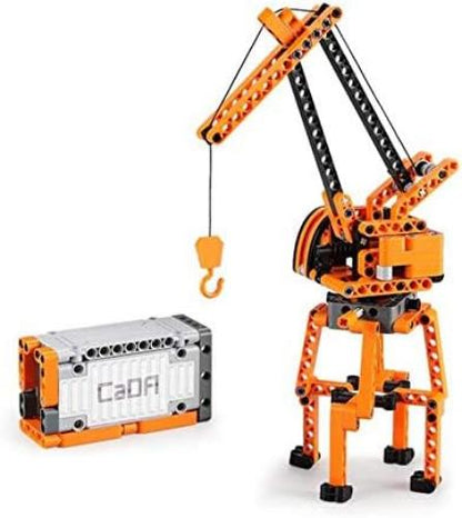 CaDA 10in1 Hafen-Set (Truck, Hänger, Gabelstapler, Lader, Kräne, Container UVM!), 634 Teile (kompatibel z.B. mit Lego Technic z.B. 42062 42078 8285 42062 42079 8416 42061) C71002W