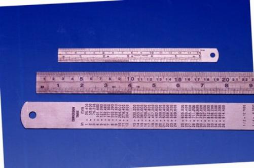 EXPO 6 INCH STAINLESS STEEL ENGRAVED RULE