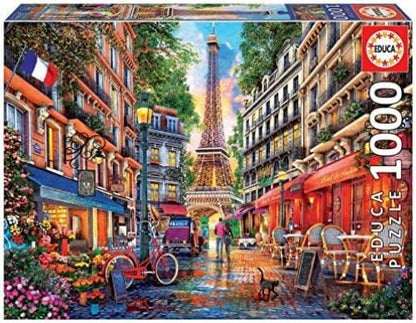 Educa Borrás 19019 Paris, Dominic Davison, 1000 Piece Puzzle, Multicoloured