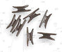 STERN MOORING CLEATS 9 mm (10 u.