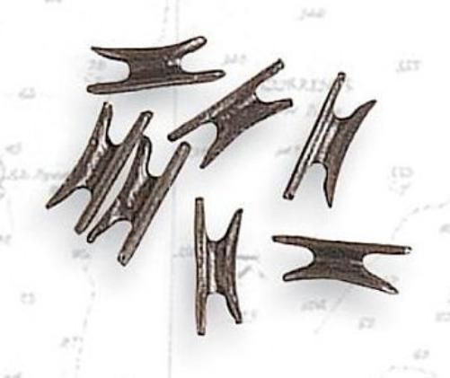 STERN MOORING CLEATS 9 mm (10 u.