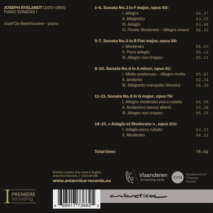Joseph Ryelandt: Piano Sonatas I