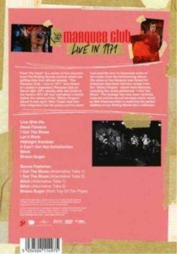 From The Vault: The Marquee Club Live In 1971