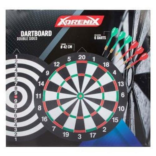 Adrenix Dartbord Klassiek met 6 pijlen