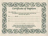 Baptism Certificate (Pack of 6)