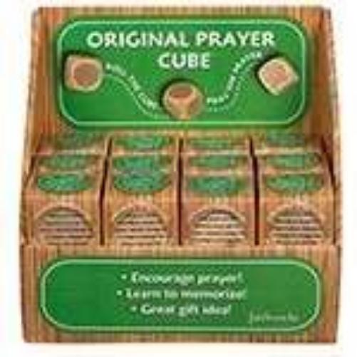 Prayer Cube-Original/Well Known Prayers w/Display & Gift Box (Pack Of 24