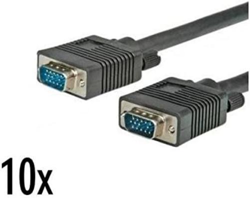 Nilox NX090204111 Cavo VGA per Connessione fra PC e Monitor o Proiettori, Lunghezza del Cavo di 2 Metri