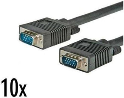 Nilox NX090204111 Cavo VGA per Connessione fra PC e Monitor o Proiettori, Lunghezza del Cavo di 2 Metri