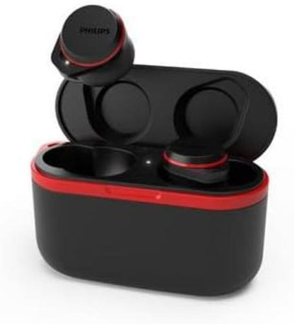 Philips Audio - Taa7507Bk/00 Wireless Bluetooth Noise-Cancelling Sports Earbuds v Black