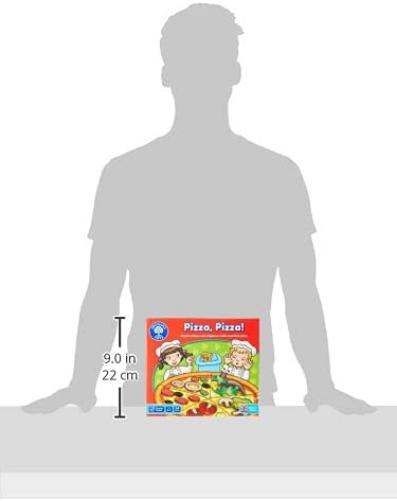 Orchard Toys Pizza, Pizza! Game, Educational Board Game for Preschoolers and Children Age 3-7, Shape and Colour Game, Educational Game Toy